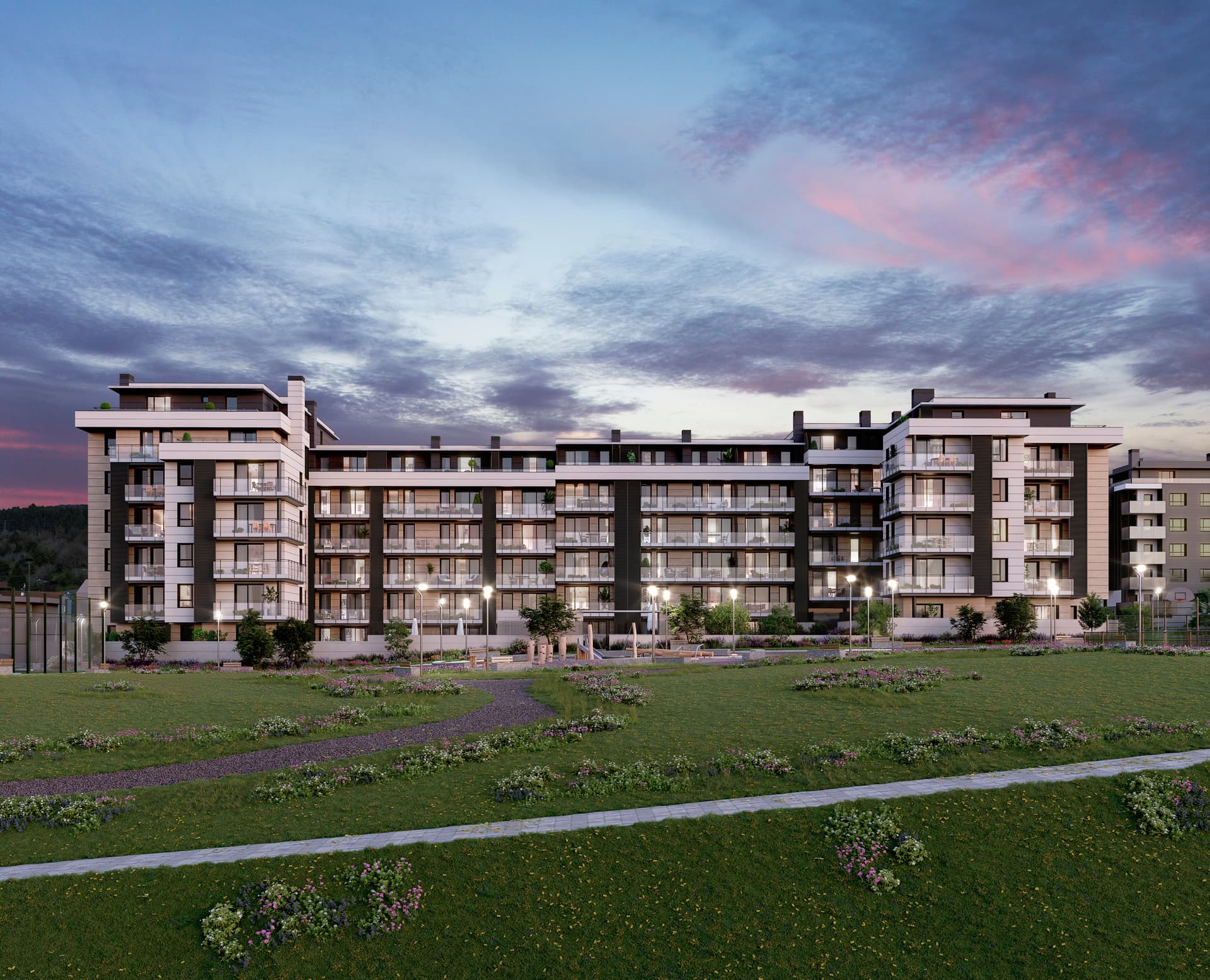 Imagen /content/galdakao/Galdakao_Sur_Atardecer_Final.jpg del proyecto Galdakao Euskotren