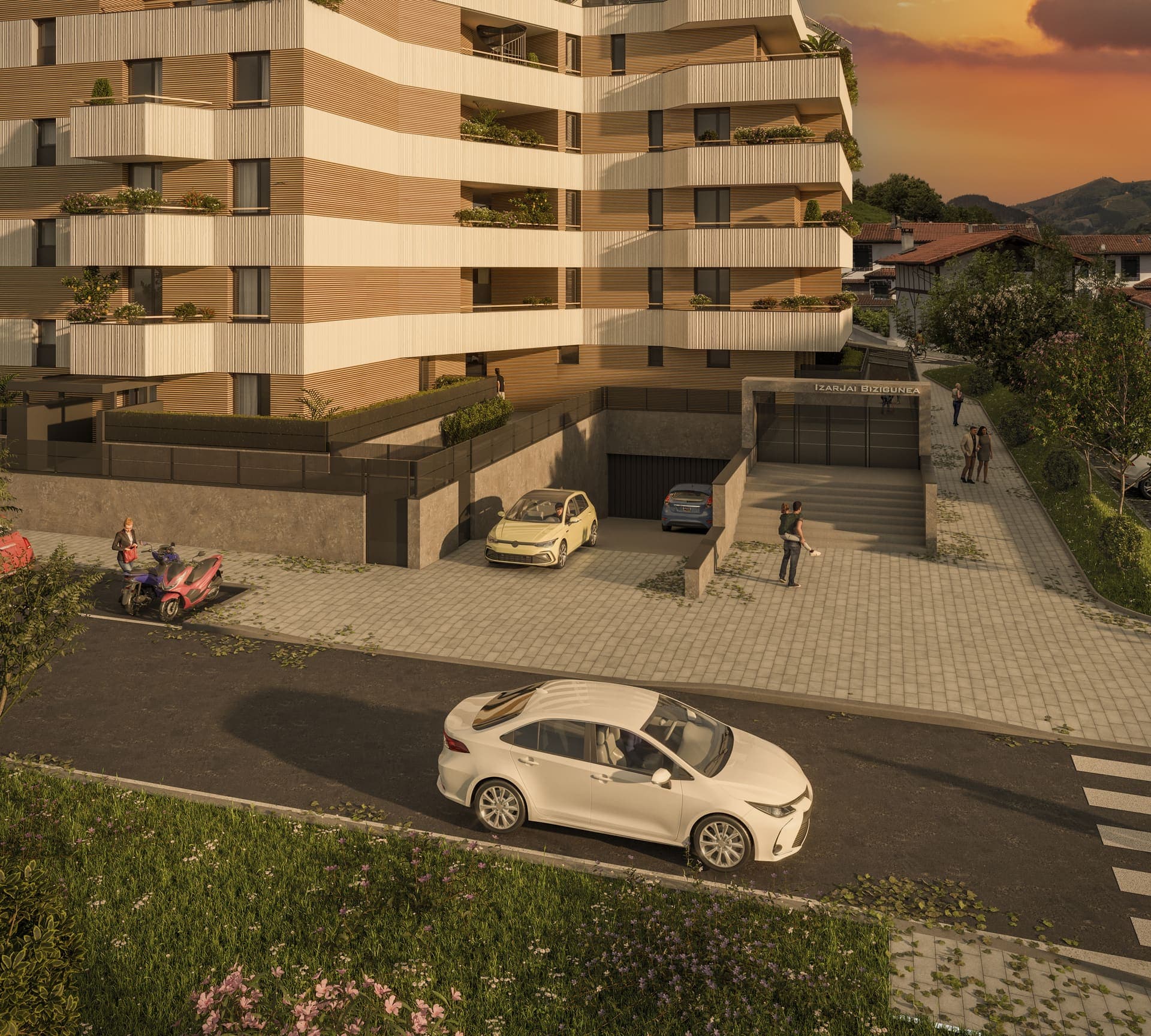 Imagen /content/gurutzeaga-azkoitia/Gurutzeaga_Entrada_Garaje.jpg del proyecto Gurutzeaga