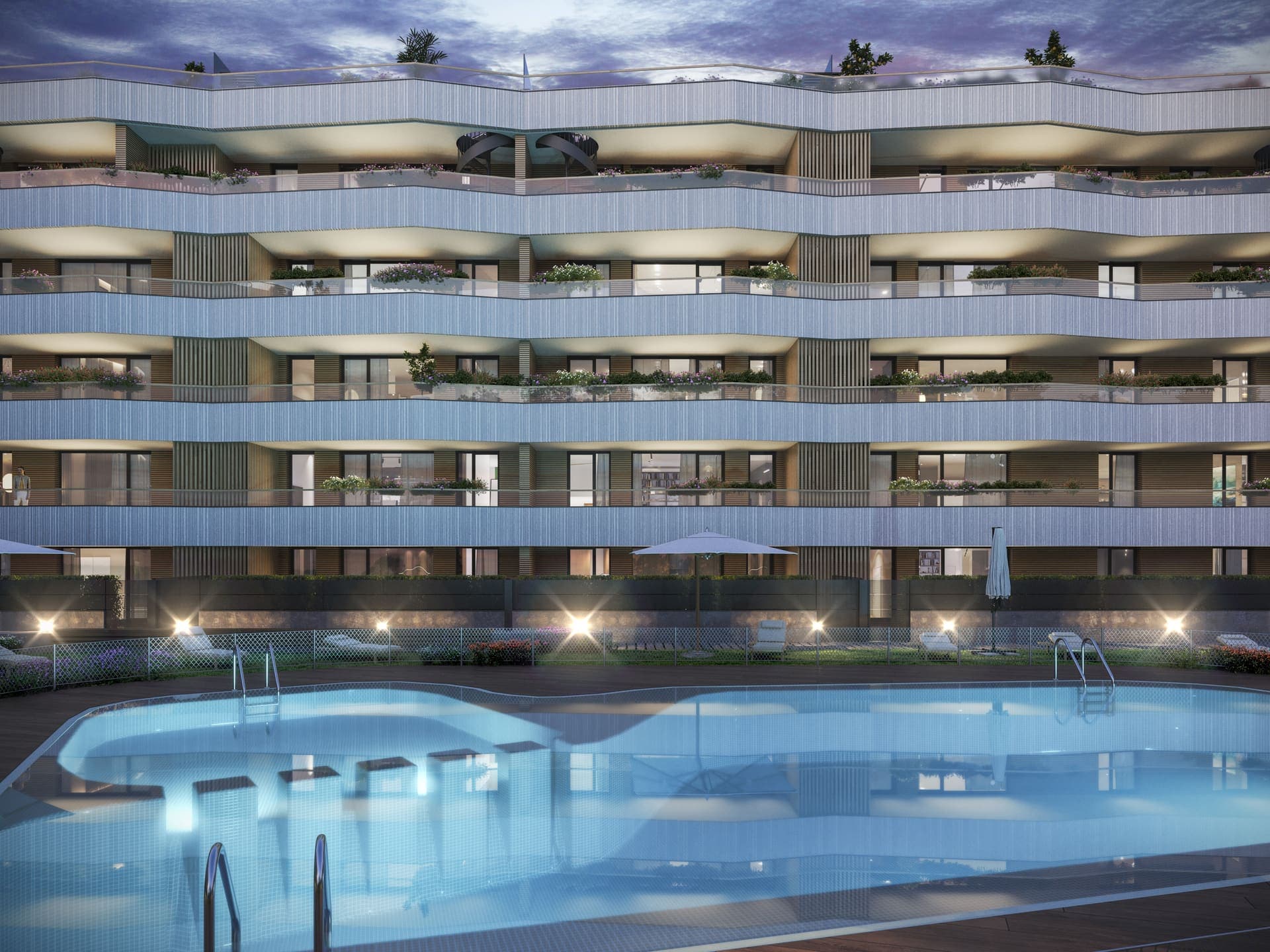 Imagen /content/gurutzeaga-azkoitia/Gurutzeaga_Piscina_004_nocturna.jpg del proyecto Gurutzeaga