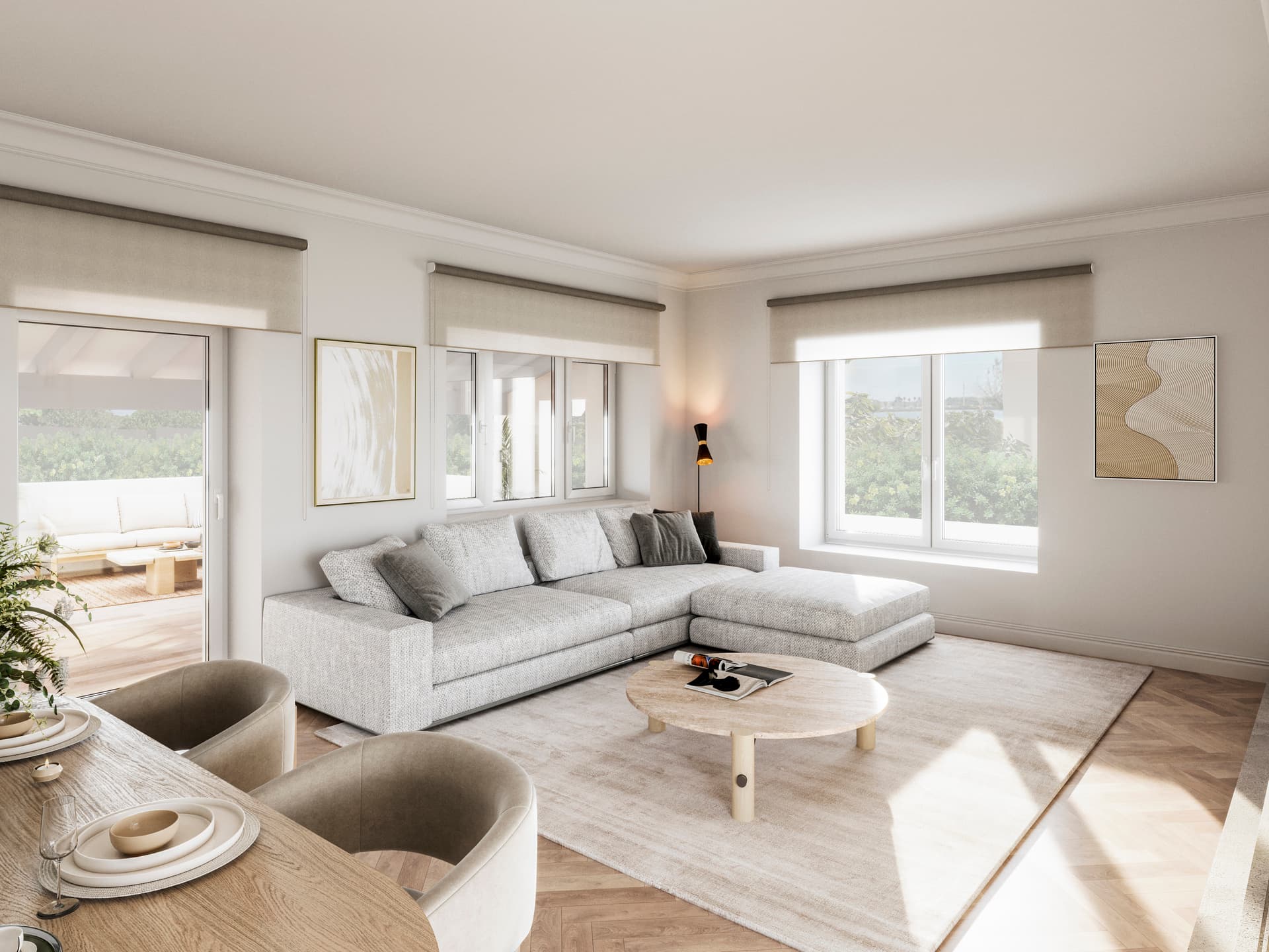 Imagen /content/javier-ugarte-plaza/Ugarte_Salón sin cocina planta 1ª_002_Final.jpg del proyecto Plaza Javier Ugarte