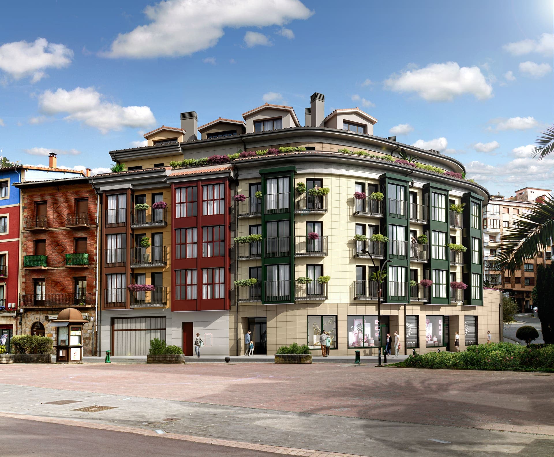 Imagen /content/kalebarren-zumarraga-gipuzkoa/Zumarraga_plaza.jpg del proyecto Kalebarren