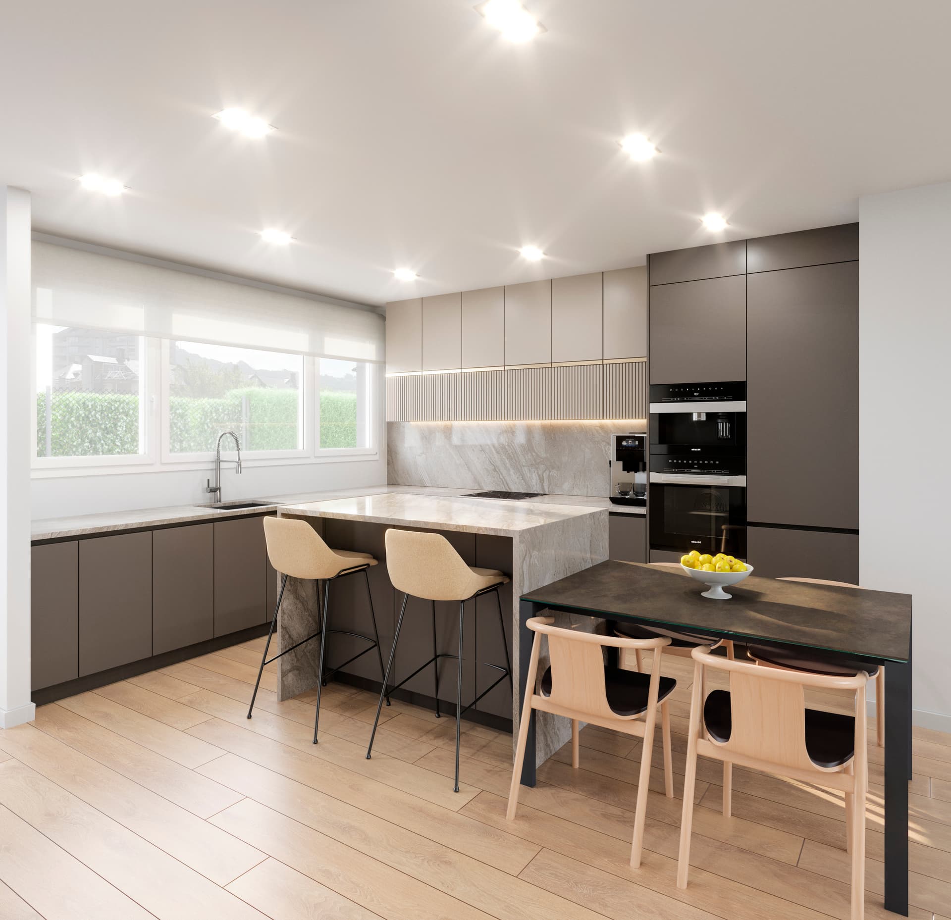 Imagen /content/laredo/Laredo_cocina_escorzo_final.jpg del proyecto Adosados Laredo