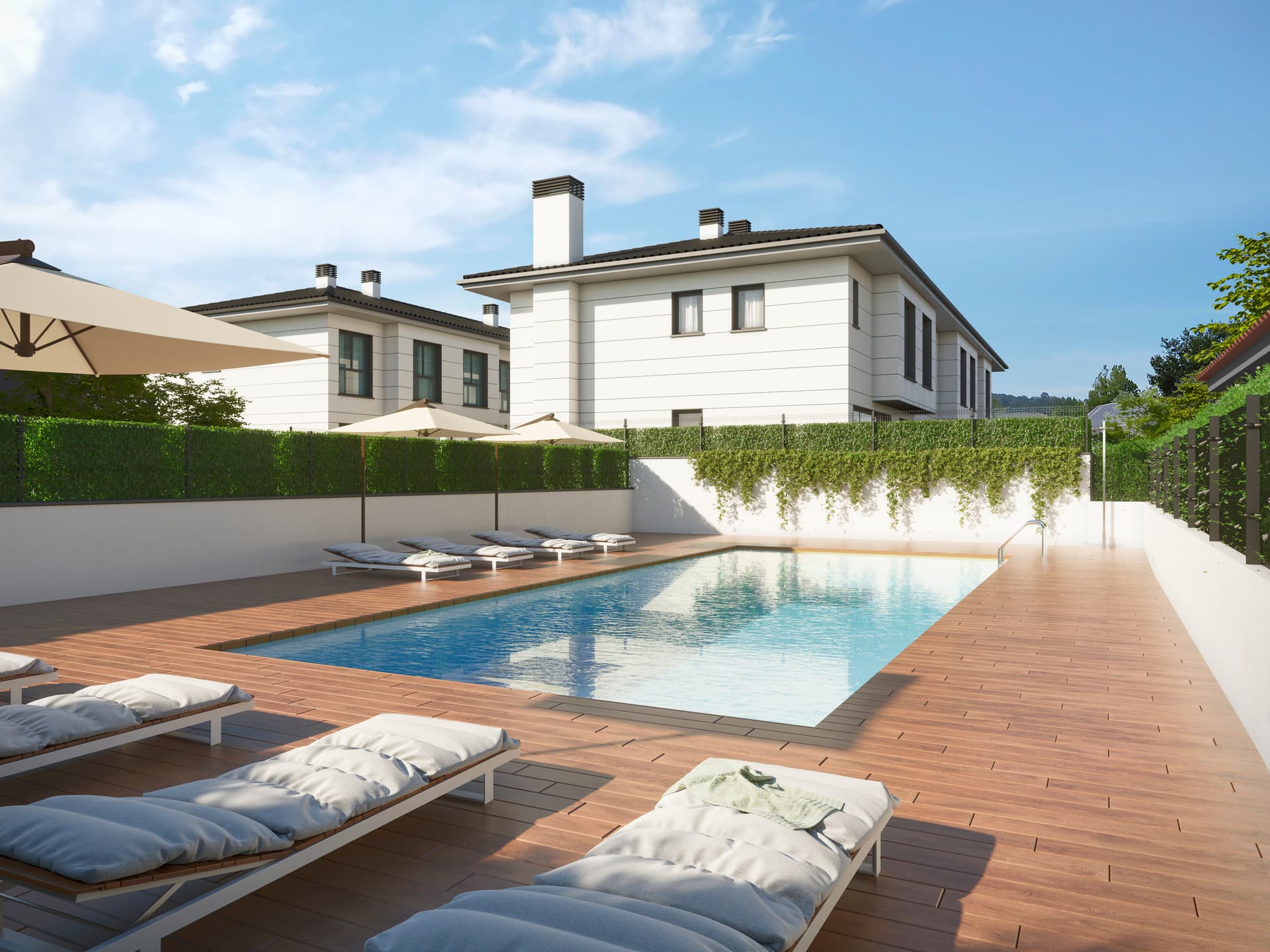 Imagen /content/laredo/Laredo_piscina_baja_final.jpg del proyecto Adosados Laredo