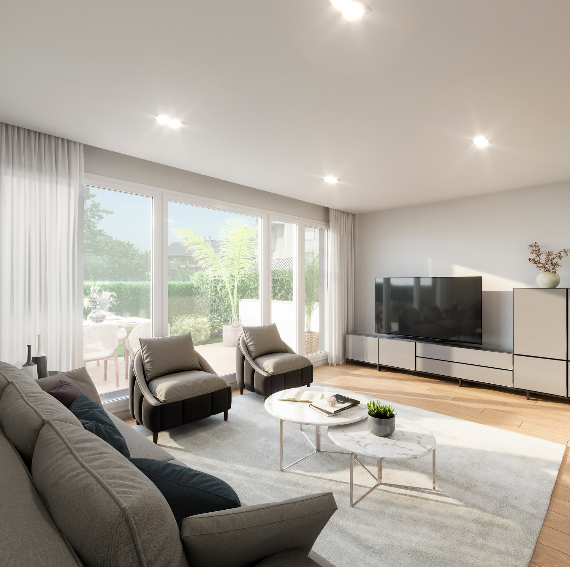 Imagen /content/laredo/Laredo_salon_tele_final.jpg del proyecto Adosados Laredo