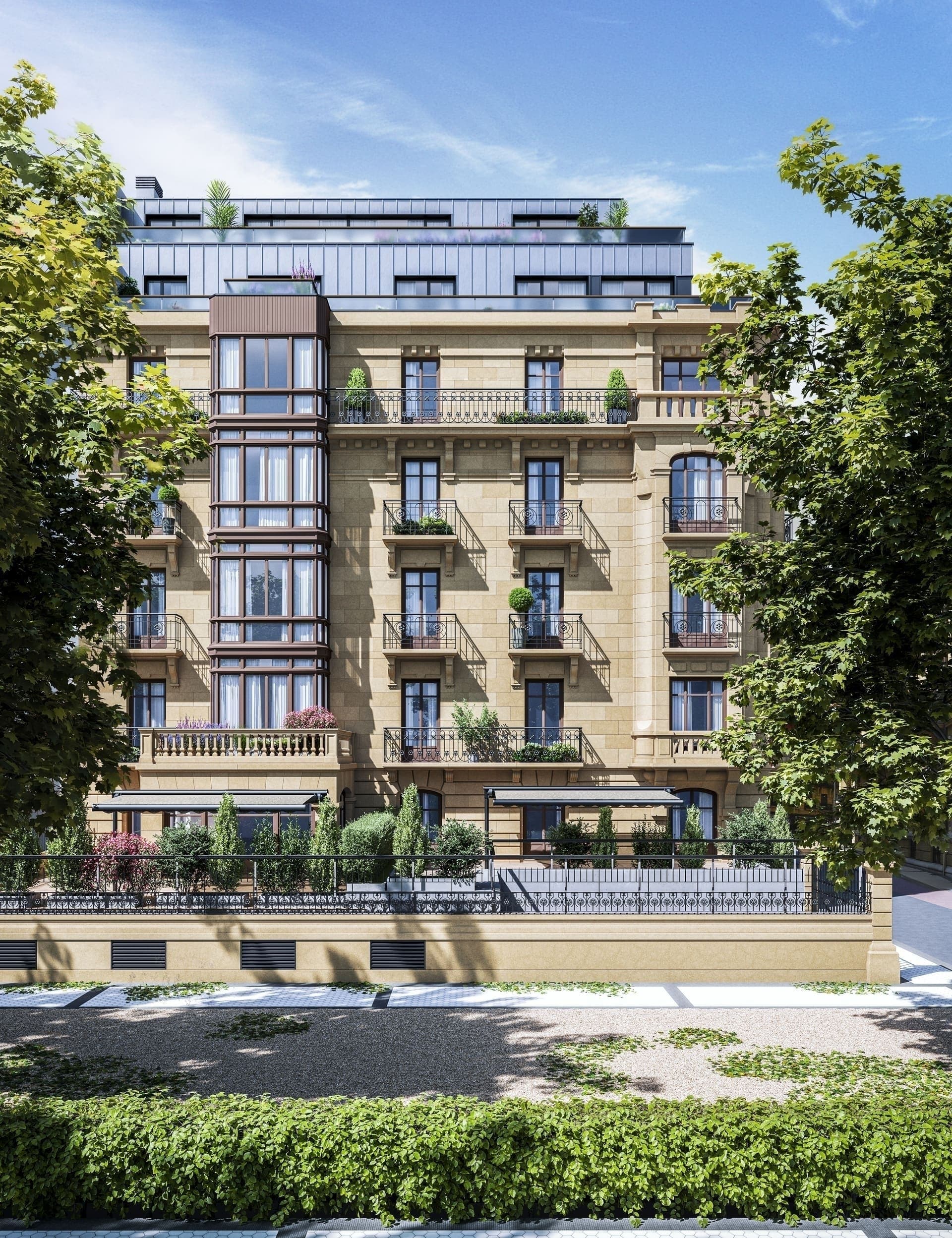 Imagen /content/moraza-donostia/Moraza_Exterior_Calle Frontal_Final.jpg del proyecto Residencial Moraza