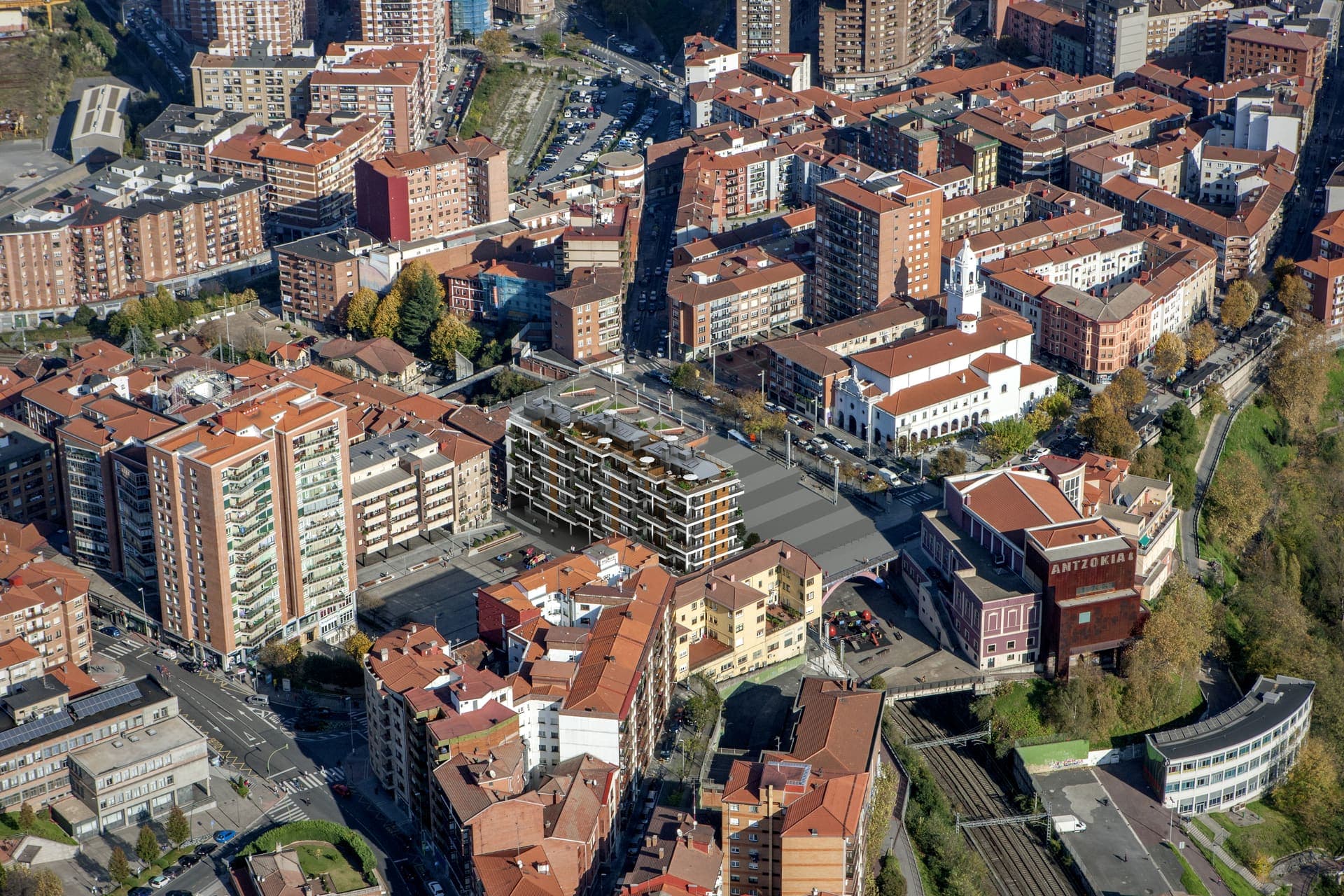 Imagen /content/plazabitarte-basauri/Basauri aerea-001.jpg del proyecto Plazabitarte