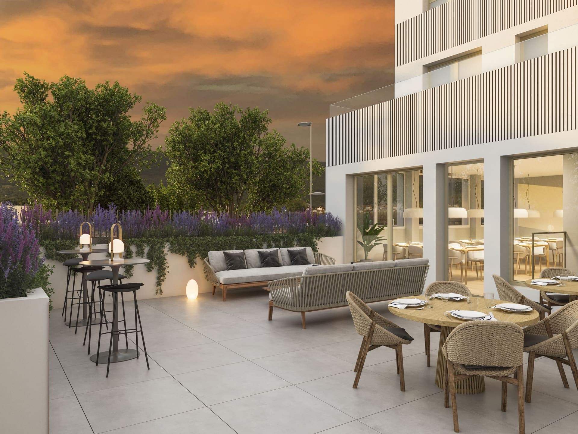 Imagen /content/porcelanas-irun/Porcelanas_Lobby_terraza_Final.jpg del proyecto Porcelanas